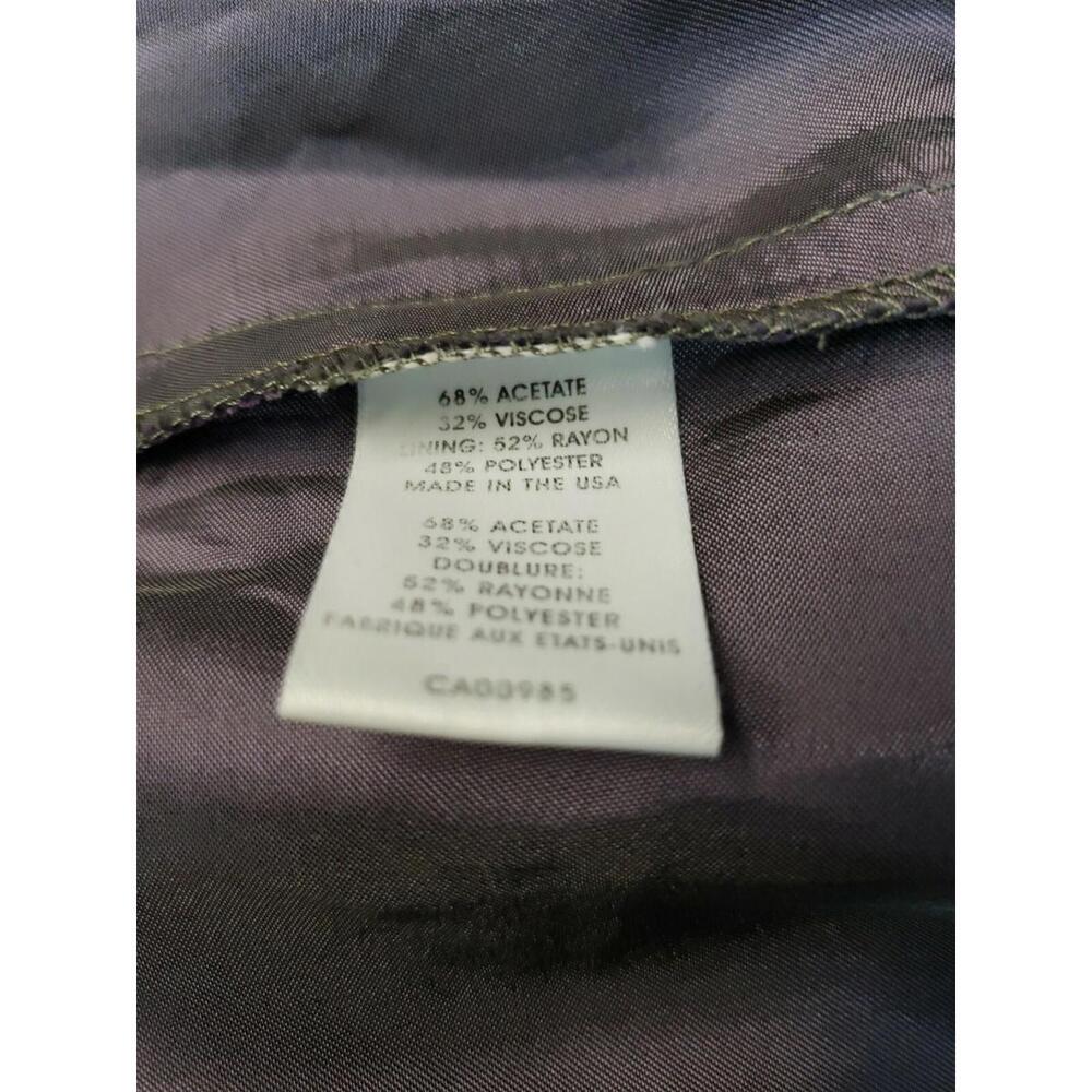 Nanette Lepore Gray Satiny Size XS Hooded Women's Mini Dress Buttons Front #C - Picture 9 of 10